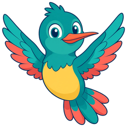 Colibrí, la mascota de Avery Studio Español